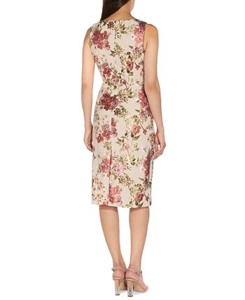 Adrianna Papell Floral-Print Cutout Sheath Dress 2 Adrianna Papell Floral-Print Cutout Sheath Dress - Image 2