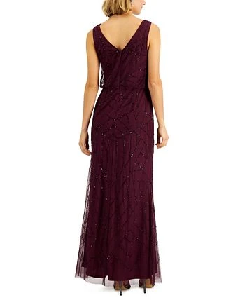 Papell Studio V-Neck Blouson Gown 2 Papell Studio V-Neck Blouson Gown - Image 2