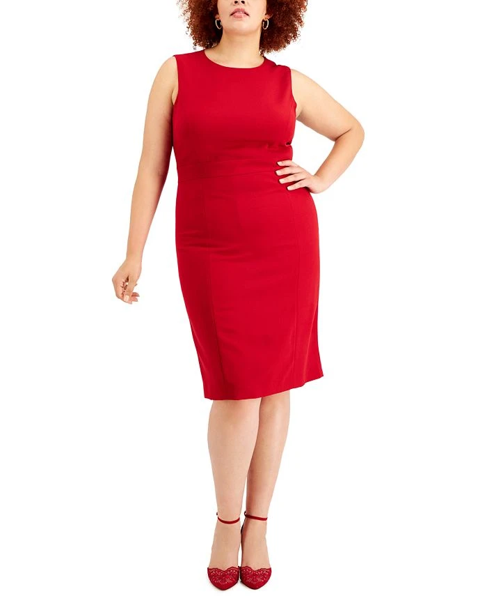 Kasper Plus Size Sheath Dress 1 Kasper Plus Size Sheath Dress