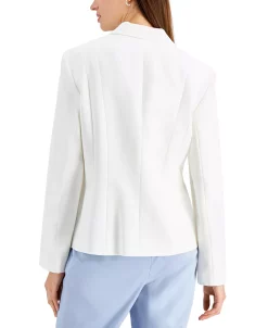 Kasper Plus Size Crepe One-Button Blazer 16 Kasper Plus Size Crepe One-Button Blazer -Anne Klein Sales Store 19937579 fpx