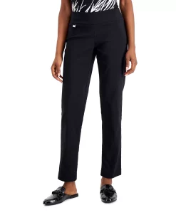 Alfani Women's Tummy-Control Pull-On Straight Leg Pants, Created For Macy's -Anne Klein Sales Store 19966557 fpx