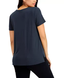 Alfani Women's V-Neck T-Shirt, Created For Macy's -Anne Klein Sales Store 20050111 fpx