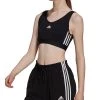 ADIDAS Women's Essentials 3-Stripes Crop Top