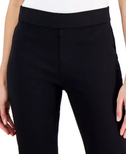Karen Scott Women's Pull-On Black Denim Pants, Created For Macy's -Anne Klein Sales Store 20382028 fpx