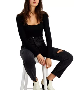 Bar III Scoop-Neck Bodysuit, Created For Macy's 11 Bar III Scoop-Neck Bodysuit, Created For Macy's -Anne Klein Sales Store 20488869 fpx