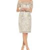 Adrianna Papell Embellished Sheath Dress