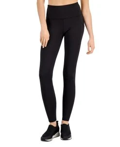 ID Ideology Petite Compression Pocket Full-Length Leggings, Created For Macy's