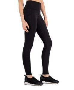 ID Ideology Petite Compression Pocket Full-Length Leggings, Created For Macy's -Anne Klein Sales Store 20527107 fpx