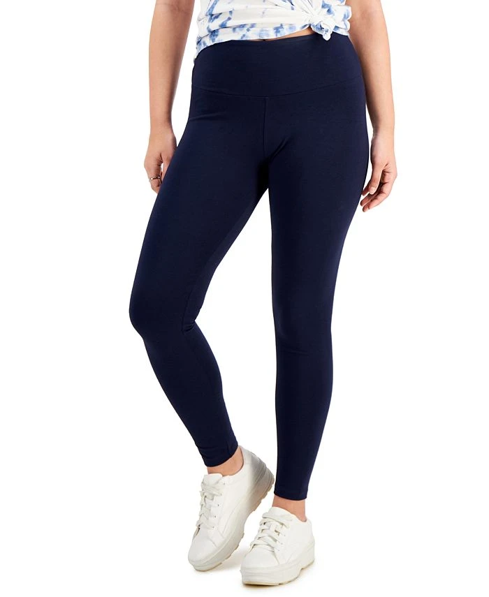 Style & Co Women's High-Rise Basic Leggings, Created For Macy's 1 Style & Co Women's High-Rise Basic Leggings, Created For Macy's
