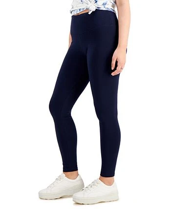 Style & Co Women's High-Rise Basic Leggings, Created For Macy's 3 Style & Co Women's High-Rise Basic Leggings, Created For Macy's - Image 3