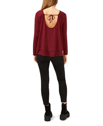 1.STATE Long Sleeve Tie Back Cozy Top 2 1.STATE Long Sleeve Tie Back Cozy Top - Image 2