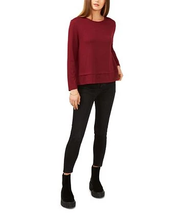 1.STATE Long Sleeve Tie Back Cozy Top 3 1.STATE Long Sleeve Tie Back Cozy Top - Image 3