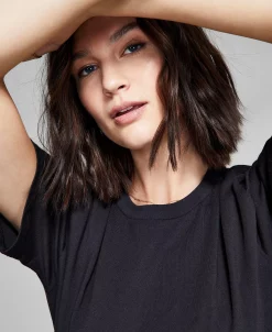 And Now This Women's Relaxed Cotton Boyfriend T-Shirt -Anne Klein Sales Store 20701500 fpx