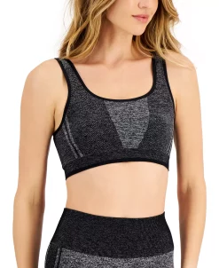 ID Ideology Women's Colorblocked Seamless Bra, Created For Macy's -Anne Klein Sales Store 20806363 fpx