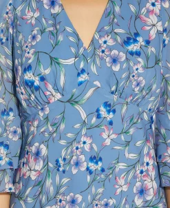 Adrianna Papell Floral-Print Fit & Flare Dress 12 Adrianna Papell Floral-Print Fit & Flare Dress -Anne Klein Sales Store 20903993 fpx