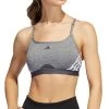 ADIDAS Women's Aeroreact 3-Stripes Low-Impact Sports Bra