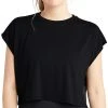 Champion Women's Mesh-Trim Cropped T-Shirt