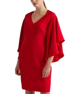 Lauren Ralph Lauren Ffle-Sleeve Cocktail Dress -Anne Klein Sales Store 21062485 fpx