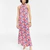 Bar III Women's Printed High-Neck Dress, Created For Macy's