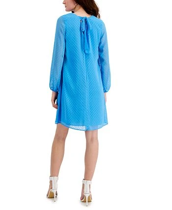 INC International Concepts Tie-Back Chiffon Shift Dress, Created For Macy's 2 INC International Concepts Tie-Back Chiffon Shift Dress, Created For Macy's - Image 2