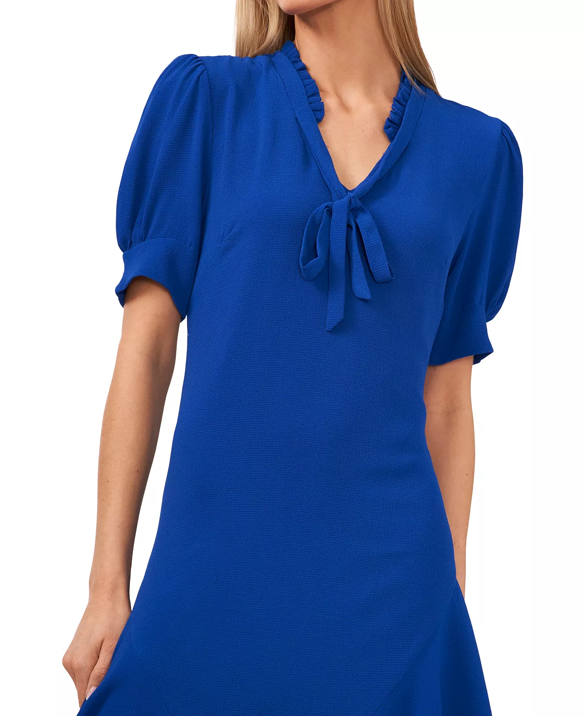 CeCe Ruffled Tie-Neck Dress 4 CeCe Ruffled Tie-Neck Dress - Image 4