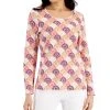 Karen Scott Women's Catalina Printed Top, Created For Macy's