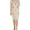 Adrianna Papell Embellished Sheath Dress