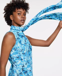 Bar III Women's Tie-Neck Sleeveless Top, Created For Macy's 6 Bar III Women's Tie-Neck Sleeveless Top, Created For Macy's -Anne Klein Sales Store 21272223 fpx