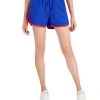 ID Ideology Women's Contrast-Trim Shorts, Created For Macy's