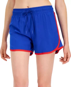 ID Ideology Women's Contrast-Trim Shorts, Created For Macy's 6 ID Ideology Women's Contrast-Trim Shorts, Created For Macy's -Anne Klein Sales Store 21287649 fpx