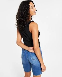 Bar III Women's Cutout Mesh Top, Created For Macy's -Anne Klein Sales Store 21336571 fpx