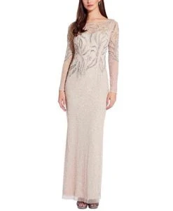 Adrianna Papell Embellished Illusion Gown -Anne Klein Sales Store 21371715 fpx 1