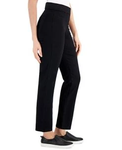 Karen Scott Women's Pull-On Black Denim Pants, Created For Macy's -Anne Klein Sales Store 21373417 fpx