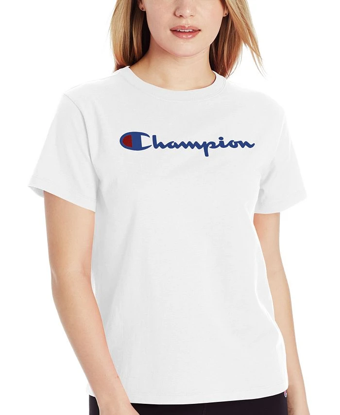 Champion Women's Classic Logo T-Shirt 1 Champion Women's Classic Logo T-Shirt