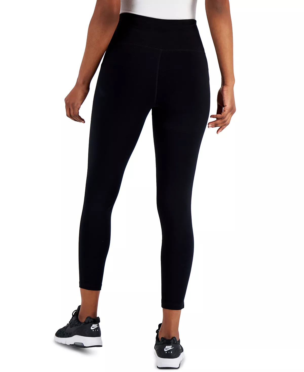 ID Ideology Women's Essentials 7/8 Leggings, Regular & Petite, Created For Macy's 2 ID Ideology Women's Essentials 7/8 Leggings, Regular & Petite, Created For Macy's - Image 2