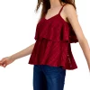 INC International Concepts Women's Lace Eyelet Tank Top, Created For Macy's