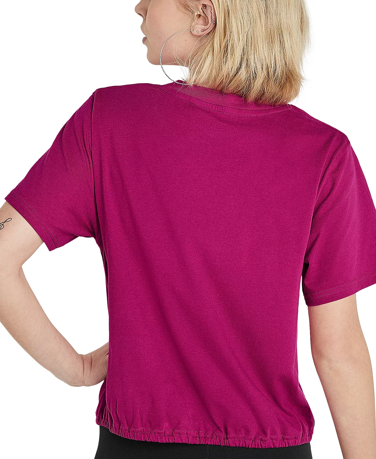 Champion Women's Campus Drawstring T-Shirt 3 Champion Women's Campus Drawstring T-Shirt - Image 3