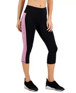 ID Ideology Active Petite Colorblocked Cropped Leggings, Created For Macy's 17 ID Ideology Active Petite Colorblocked Cropped Leggings, Created For Macy's -Anne Klein Sales Store 21534186 fpx