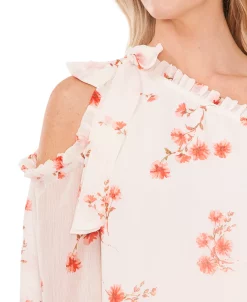 CeCe Women's Cold-Shoulder Bow Top -Anne Klein Sales Store 21598677 fpx