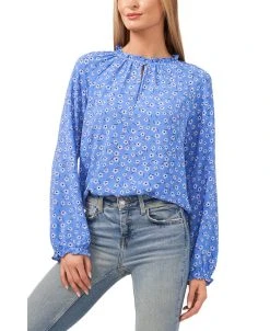 CeCe Women's Floral-Print Top
