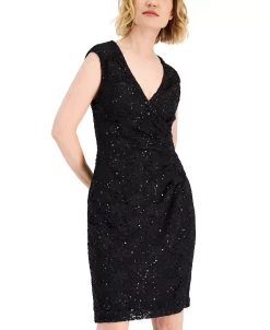 Connected Sequined Lace Sheath Dress 16 Connected Sequined Lace Sheath Dress -Anne Klein Sales Store 21656421 fpx