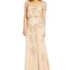 Adrianna Papell Women's Embellished Blouson Gown