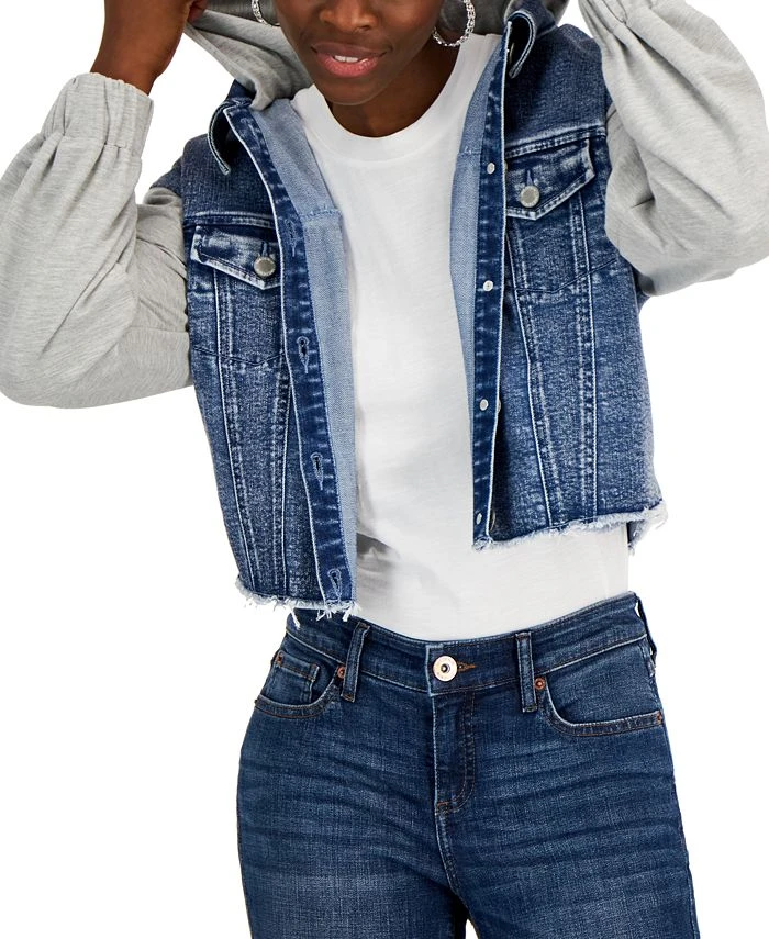 INC International Concepts Women's Mixed-Media Jacket, Created For Macy's 1 INC International Concepts Women's Mixed-Media Jacket, Created For Macy's