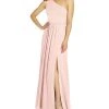 Adrianna Papell One-Shoulder Chiffon Gown