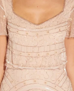 Adrianna Papell Blouson Beaded Gown -Anne Klein Sales Store 21714645 fpx