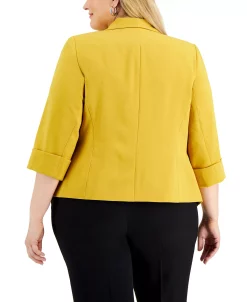 Kasper Plus Size Open-Front Soft Blazer -Anne Klein Sales Store 21719913 fpx