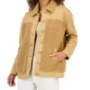 Style & Co Women's Quilted Fleece Jacket, Created For Macy's