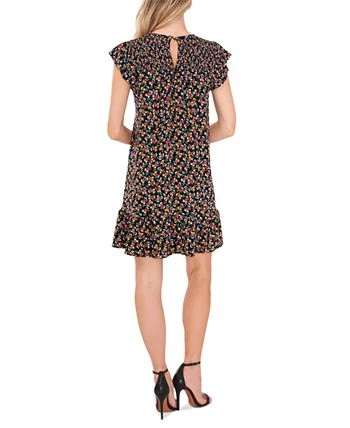 CeCe Women's Floral-Print Flutter-Sleeve Dress 2 CeCe Women's Floral-Print Flutter-Sleeve Dress - Image 2