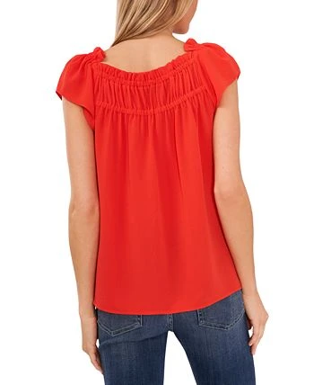 CeCe Ruffled Square-Neck Top 2 CeCe Ruffled Square-Neck Top - Image 2