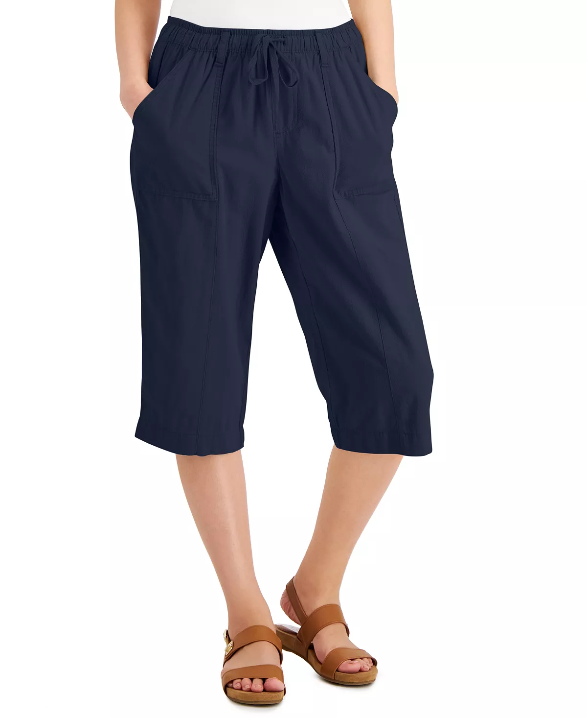 Karen Scott Charlie Capri Pants, Created For Macy's 1 Karen Scott Charlie Capri Pants, Created For Macy's